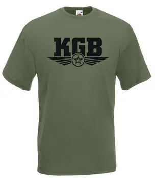 Barbati Tricou Tricou Emblema de Vizibilitate Redusă KGB, SERVICIILE Secrete URSS