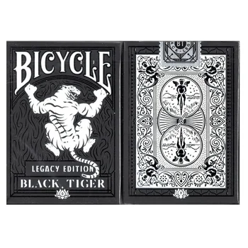 Bicicleta Black Tiger Legacy Edition Carti de Joc Ellusionist Punte USPCC Colectie de Poker Carte de Magie Jocuri Trucuri Magice elemente de Recuzită
