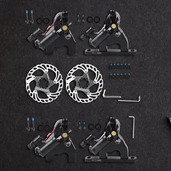 Bicicleta de munte Disc de Frână MTB Mecanice Etrierului de Frână Cu Adaptor Aliaj de Aluminiu Fata Si Spate Hidraulice pe Disc de Frana Etriere