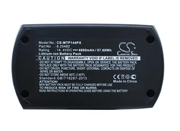 CS 4000mAh / 57.60 Wh baterie pentru Metabo BSZ 14.4, BSZ 14.4 Impuls, SBZ 14.4 Impuls, ULA9.6-18 6.25482
