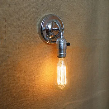 Cele mai noi lampă de perete Mini loft epocă reglabil E27 Bec Edison stil industrial perete de iluminat DIY deco Corpuri de iluminat