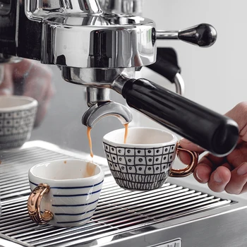 Ceramica ceașcă de cafea trase de mână Mini ceașcă de cafea de uz casnic de bucatarie accesorii aparate de birou mici de masă neregulate ceașcă de cafea