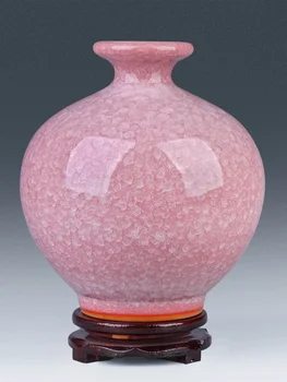 Ceramice de Epocă Vaza de Flori Aranjament Chinez Modern Living Decoratiuni de uz Casnic TV Cabinet Decorarea Desktop