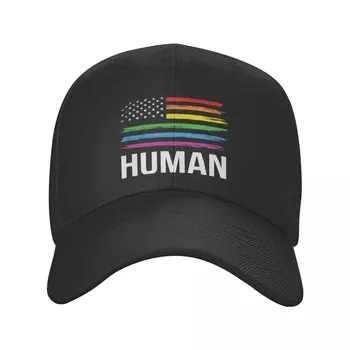 Clasic Curcubeu Mândria Omului LGBT Steagul American de Baseball Capac Reglabil Adult Gay Lesbian Bisexual Tata Pălărie Hip Hop Sepci Snapback