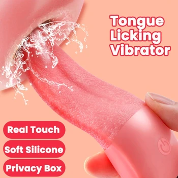 Clitoridiana Limba Lins Vibratoare 10 Moduri De Vibrație Vaginale Sfarcurile Stimulator Clitoridian Rezistent La Apa Pentru Adulti Jucarii Sexuale Pentru Femei