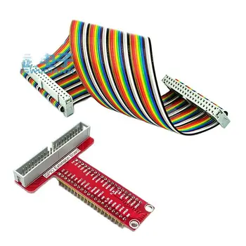 Compatibil cu Raspberry Pi B+ accesorii speciale de tip T GPIO placă de expansiune 40P cablu