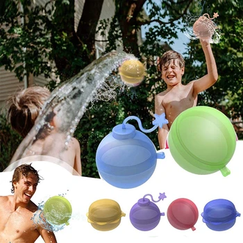 Copii Bubble Ball Balon Suflare Transparent Cu Bule Minge Gonflabila Jocuri, Jucării Pentru Copii De Duș Cu Apă Umplut Bubble Ball Jucărie Cadouri