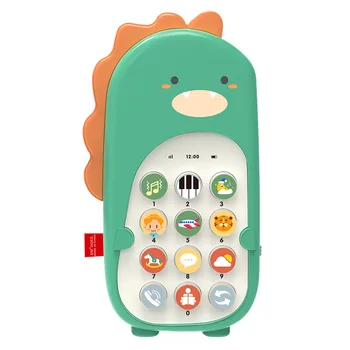 Copii Desene Animate Muzică De Telefon Mobil De Jucărie Dinozaur Calma Dormit Artefact Simulare Telefon Devreme Jucarii Educative Pentru Copii Cadouri