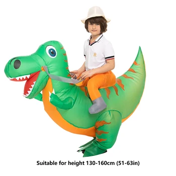 Copii Pentru Copii Gonflabile Costum De Dinozaur Anime Petrecere De Halloween, Carnaval, Cosplay Costum De Animal Rochie Gonflabila Dino Pentru Băieți Și Fete