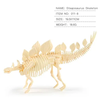 Copii Puzzle Interactiv De Asamblare Jucărie Dinozaur Fosil Schelet De Formare Creier Jucărie Simulare Arheologie Schelet De Dinozaur Model
