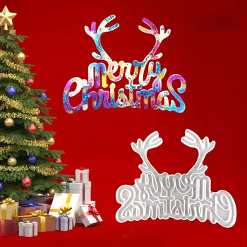 Crăciun Epoxidice Mucegai Listarea Pom De Crăciun Elan Pandantiv Diy Ornamente De Crăciun Decorare Mucegai Silicon, Rășină De Mucegai