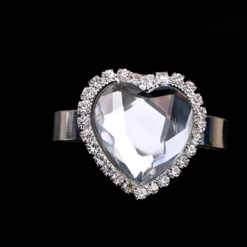 Crăciun Inele pentru Șervețele 12buc Diamant Inel de Șervețel De Masă Șervet de Bucătărie Titularul Banchet de Nuntă Cină Decor Favoare#nr003