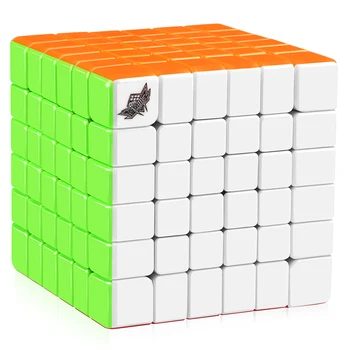 D-FantiX Ciclon Băieți 6x6 Viteza Cub Stickerless 6x6x6 Magic Cube Puzzle-uri 68mm (G6 Versiune)