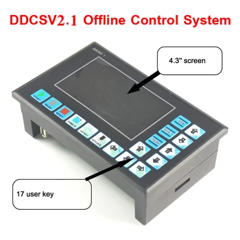 DDCSV2.1 Sistem de comanda Numerica U Disc Citi G Cod 4 Axa Offline NC Sistem de DIY CNC V1.1 Upgrade