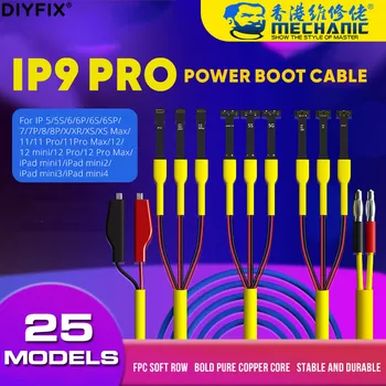 DIYFIX Mecanic IP9 Pro Putere de Boot de Activare Cablu Pentru iPhone 5-12 Pro Max Pentru Mini Ipad 1/2/3/4 DC sursă de Alimentare Cablu de Testare