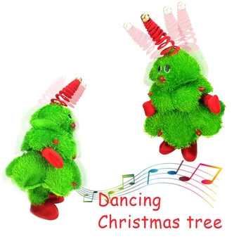 De Crăciun, Jucării De Pluș Cântând Muzică De Dans Electrice Pomul De Craciun A Juca Petrecere Acasă Decorare Consumabile Cadou De Crăciun Ornamente