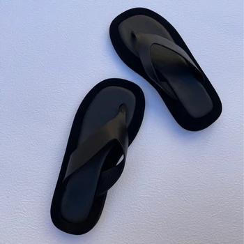 De înaltă Calitate 2022 Vara Pantofi Platforma Flip-flops Moda Sandale Negre Femeie Modernă, Papuci