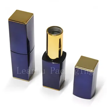 De înaltă Calitate Gol Albastru Negru Stick Buze Cosmetice Recipient Cu Magnet Capac ,Luciu de Buze Tub , DIY Ruj Sticla de Balsam de Buze Tub