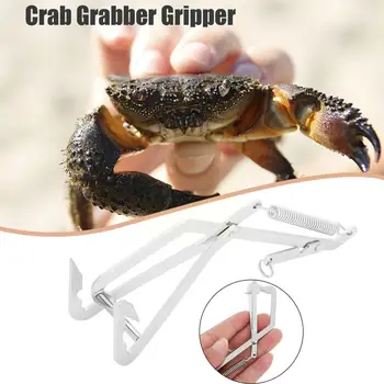 Din Oțel inoxidabil Crab Grabber Prindere Clemă de Pescuit Aborda Cârlig Suport Accesorii Capcane Controller Accesorii de Pescuit Pește F0A4