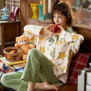 Disney Cald Pijamale Femei Sexy Lace Halat