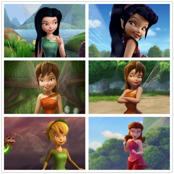 Disney Princess Provocare Dificilă 35 De Piese de Puzzle-Puzzle-uri pentru Adulți Desene animate Disney Tinker Bell Puzzle-uri din Lemn Jucarii Copii