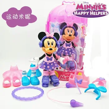 Disney fete Minnie Frumusete Geantă de mână Rochie de până joc jucărie set Machiaj Jucărie Frumusete Cutie cadou
