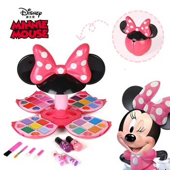Disney fete Minnie set jucarie set cu cutie de cadou machiaj cutie cadou show cosmetice urechi minnie jucarii