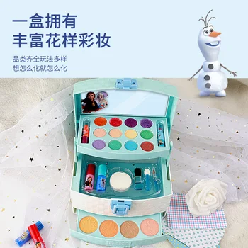 Disney fete NOI printesa frozen elsa Cosmetice Make up set poloneză Frumusete machiaj cutie Cu cutie de original copii cadou de Crăciun