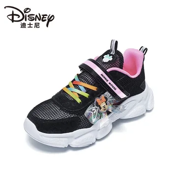 Disney fete casual pantofi de primăvară și de toamnă nou respirabil fund moale cu ochiuri pantofi de prințesă copil student copii pantofi de sport