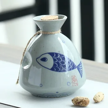 Dragul Set de Vin de Recipiente Ceramice Stil Japonez Lichior Separator Singur Ceainic Vintage Vin Set de uz Casnic Cană de vodca