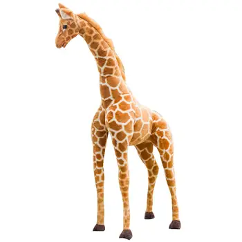 Drăguț Jucărie De Pluș De Simulare Giraffe Animal De Pluș Umplute Păpușă Jucărie Pentru Copii Decor Acasă Foto Recuzită Cadou De Ziua Jucărie Pentru Copii