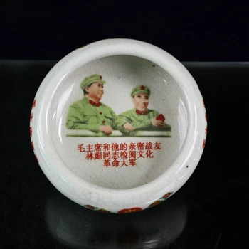 Elaborarea China Jingdezhen Porțelan Pictura De Mână Mao Borcan Meserii Decor Acasă