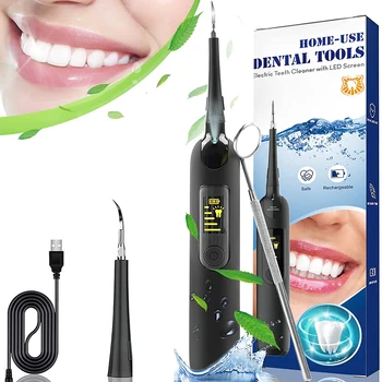 Electrice Placa de Demontare pentru Dinți Curat Calcul Dentare pentru Îndepărtarea Tartrului de Albire a Dintilor Kit de Curățare cu 5 Moduri Reglabile