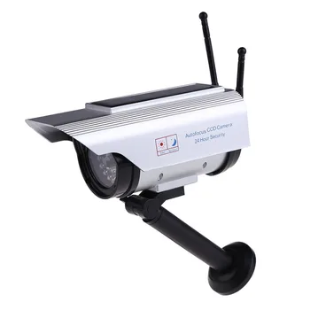 Energia solară Fals Manechin de Securitate în aer liber Acasă CCTV aparat de Fotografiat Intermitent LED lumina SP99