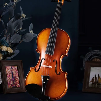 Europene high-end lucrate manual din lemn masiv profesionale vioara 4/4 natural de artar model violines instrument muzical