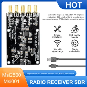 FIERBINTE RSP1 Msi2500 Msi001 Simplificată DST Reciver 10kHz-1GHz Radio Amatori Primirea Moudle Circuit DIY Accesorii Electronice