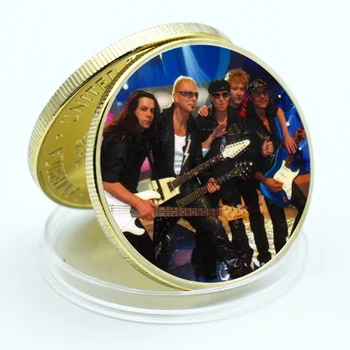Fan-Club de Lux, magazin de Suveniruri Rock Band Monede de Metal Placat cu Aur Non-moneda Moneda Moneda Comemorativă de Artă Ornament