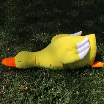 Fancytrader Mare 60cm Galben Rață Jucărie de Pluș Moale Animale Împăiate Duck Papusa pentru Copii Cadouri Decoratiuni