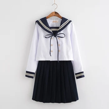 Femei JK Liceu Tinuta Set Drăguț Kawaii Uniforme Student Fete Japonia Stil Preppy Marinar Costume de Performanță Arată Clienții