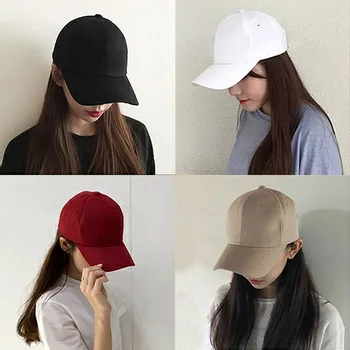 Femei pălărie stil coreean simplu all-meci de Baseball Capac Casual capac de culoare solidă pentru bărbați curbat pălărie pălărie de soare de primăvară și vară