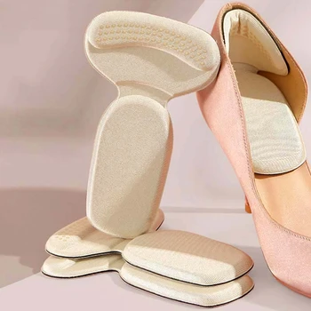 Femeile Toc Protector Insertii pentru Toc Forma de T Tampon Spate de Pantofi pernite Produse de Îngrijire Picior Interior Talpa Anti-Alunecare, Tocuri