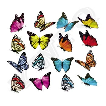 Fluture vii Aplici Animal de Fier pe Patch-uri de Calitate, Lavabil Insigne Îmbrăcăminte DIY Decor de Transferuri de Căldură etichetele de Pe Haine