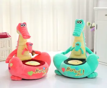 [Funny] desen animat Foarte drăguț moale animale de Dinozaur Girafa Fox Canapea scaun de bumbac umplute jucărie de pluș papusa Adult și copil poate sta