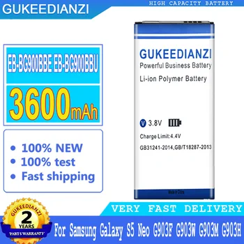 GUKEEDIANZI Baterie EB-BG900BBC/BBE/UBB EB-BG903BBE 3600mAh Pentru Samsung Galaxy S5 Neo G903F G903W G903M G903H Telefon Batteria