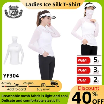 Golf Doamnelor Camasi Cu Măști de Vara T-Shirt Doamnelor Matase de Gheață Haine de Protecție UV protecție Solară Ultra Subțire Respirabil Camasa Casual