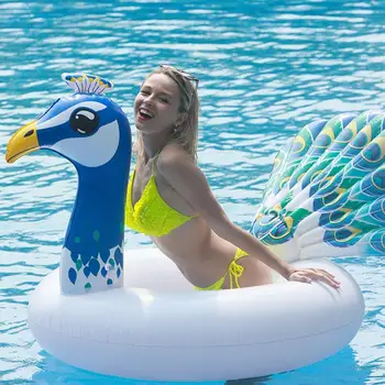 Gonflabile Copilul Femei Inel de Înot Minunat Presiune-dovada PVC Umflate Păun Inel de Înot de Vară pe Plajă Petrecere Jucării de Piscină