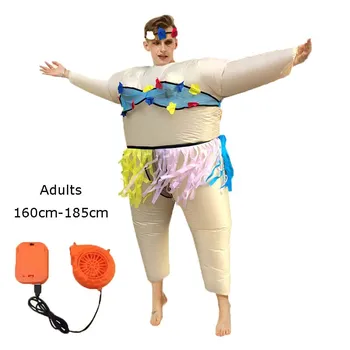 Gonflabile Japonia Sumo Costum Cosplay Adult Rochie Fancy Etapă Poarte Îmbrăcăminte Costum De Halloween