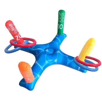 Gonflabile Joc De Aruncare Inel De Ușor De Utilizat, Piscină Jocuri, Jucării Amuzante Aruncat Inelul De Joc Pentru Multiplayer