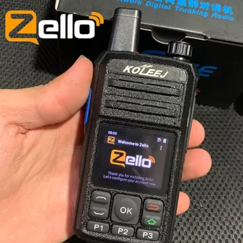 Gratuit Căști Zello Walkie Talkie 4G cu Rază Lungă de Amatori de Radio Mobile Dinte de Emisie-recepție Rețea de Telefonie Walkie Talkie 100km