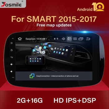 HD IPS DSP 1din Android 10 Radio Auto multimedia Player Pentru Mercedes/Benz Smart Fortwo 2016 2017 2018 Navigare GPS Audio JBL